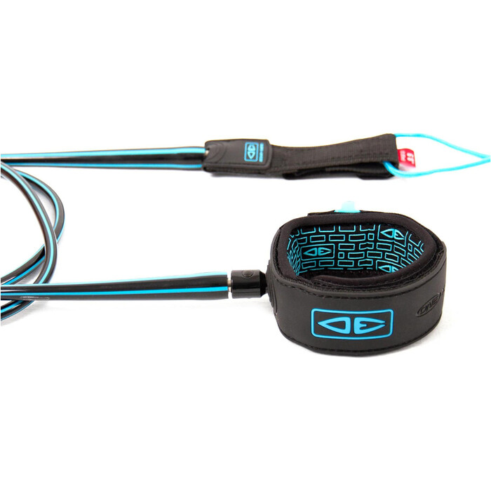 2024 Ocean And Earth Premium One-XT Surf Leash OESLP60XT - Black / Blau